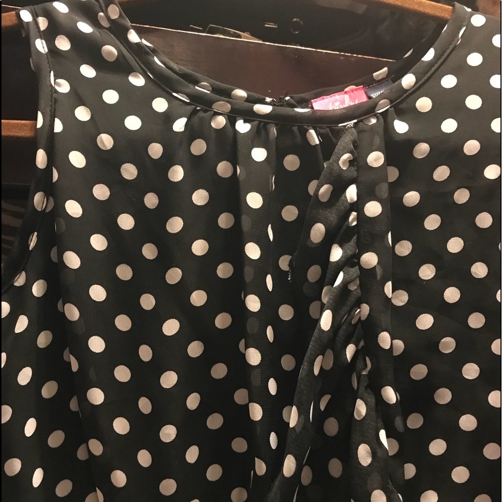 Black and White poke a dot dress